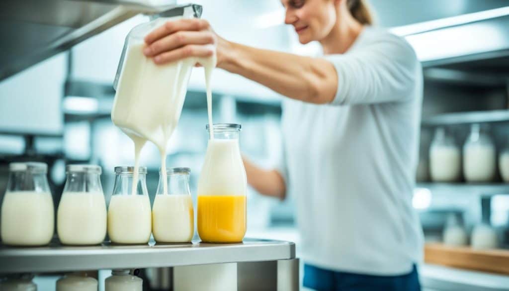 handling dairy products