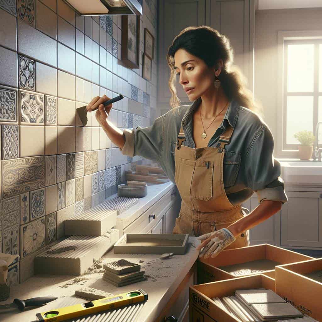 The Great Kitchen Tile Adventure: Tiling Perseverance