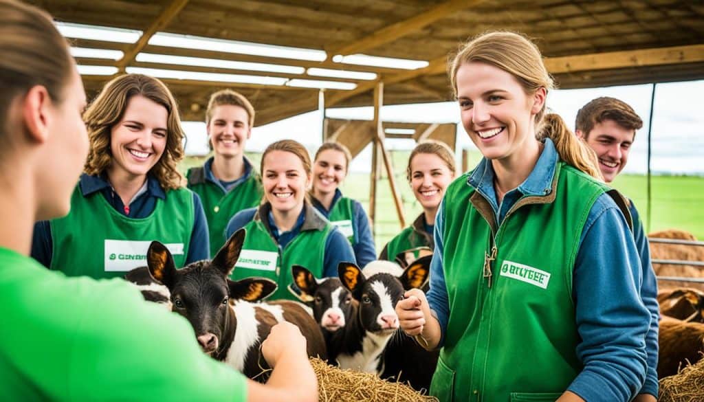 practical training on farm