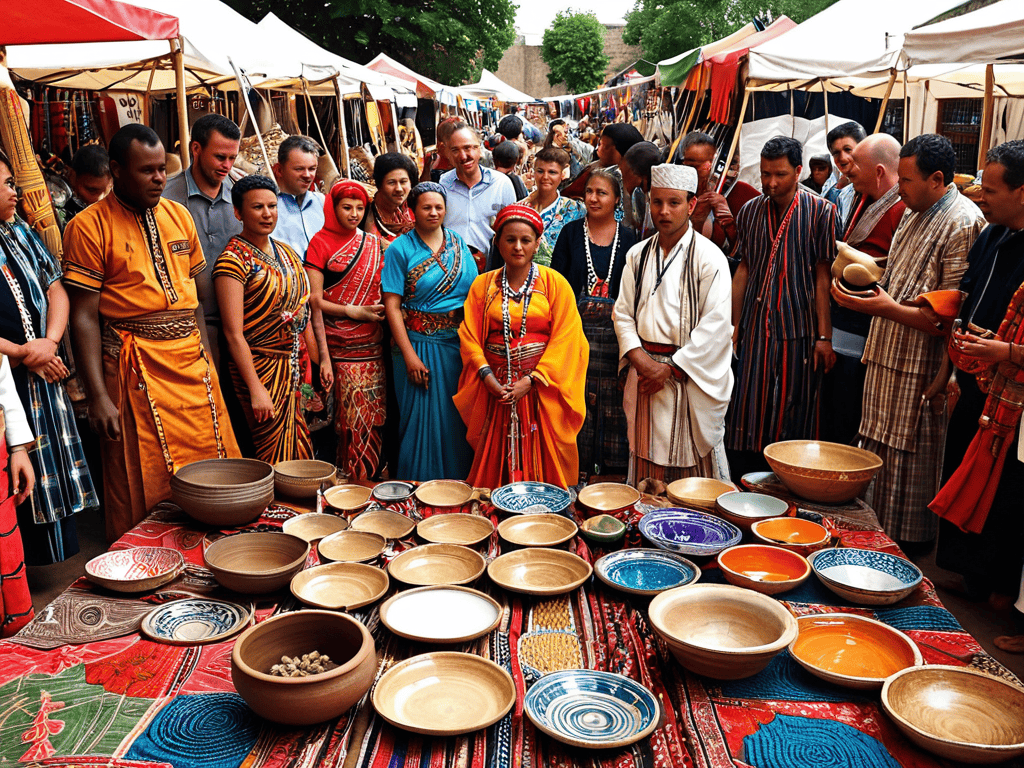 World cultures in vibrant display
