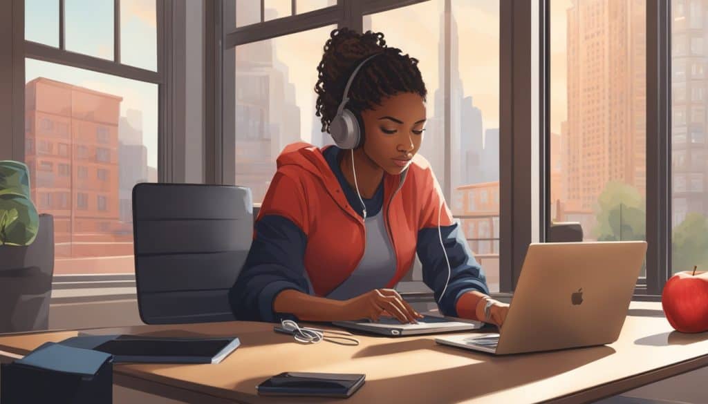 balancing desk job with fitness
