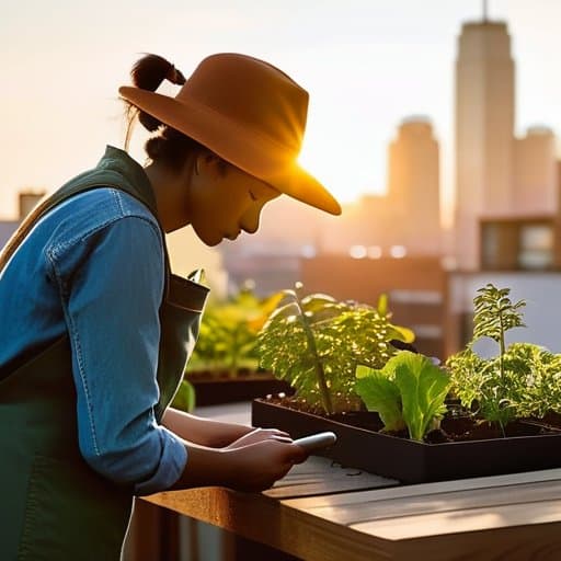 Project Overview rooftop sunset timer meditation