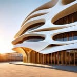Modern design architecture showcasing Parametricism.