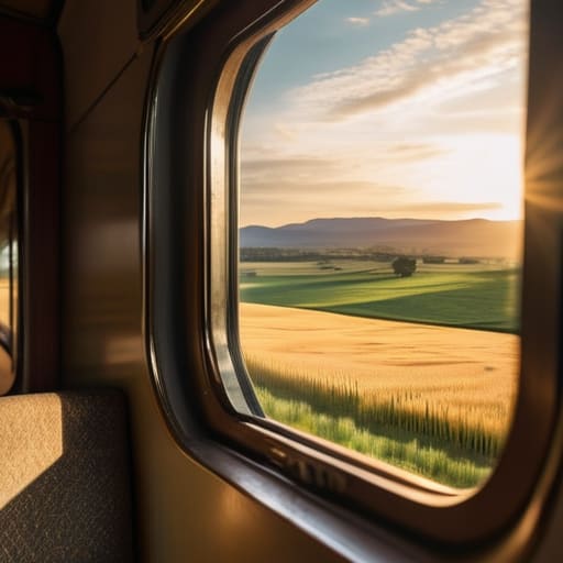 How to travel by train across a province.