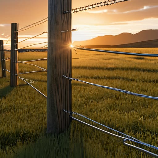 Guide on how to build a basic cattle fence.