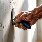 How to repair a dry wall hole.